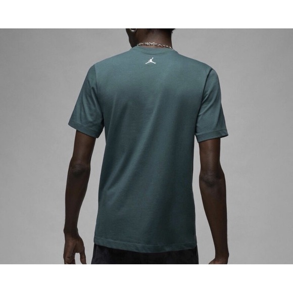 Jordan Sport Men's Dri-FIT T-Shirt Oxidized Green XS Athletic Training Tee Nike - Picture 5 of 10